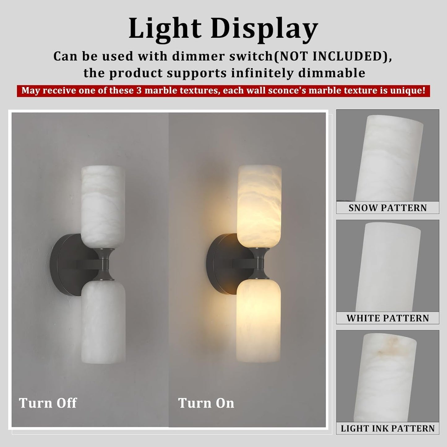 Alabaster Wall Sconce 14in Antique Brass Modern