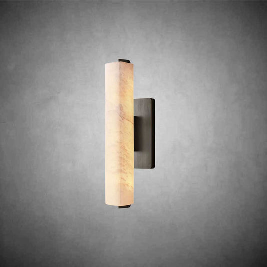 Audubom Alabaster Single Sconce