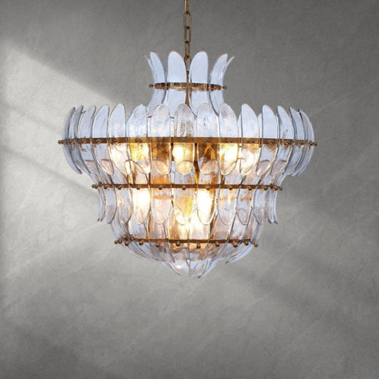 Arcade 10-Light Blown Glass Chandelier